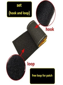 Parche bordado con gancho, insignias decorativas desmontables para gorra, bolsa, mochila, chaqueta y ropa