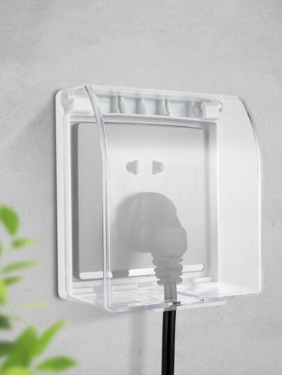 1 szt. Przezroczysta osłona gniazda, torba, organizer, przechowywanie