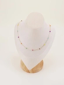 Vòng cổ trang trí hạt - Nhiều màu - Xem 1