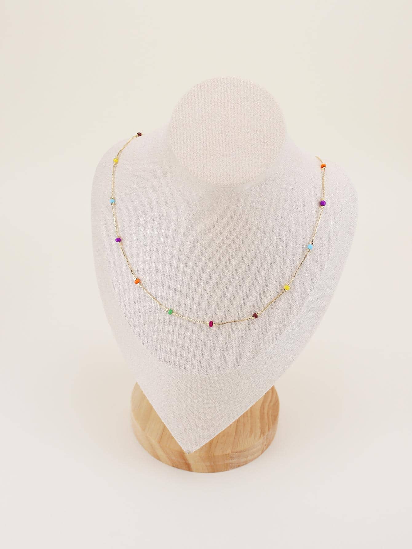 Vòng cổ trang trí hạt - Nhiều màu - Xem 1