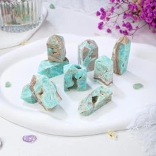 1pc Decorative Pebble - Green - View 4