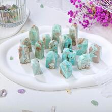 1pc Decorative Pebble - Green - View 2