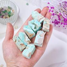 1pc Decorative Pebble - Green - View 1