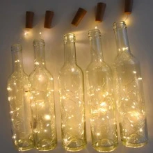 1 pieza Botella diseño Luz led - Amarillo - Ver 4