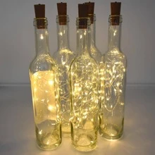 1 pieza Botella diseño Luz led - Amarillo - Ver 3