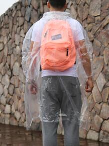 1pc Clear Disposable Raincoat - Clear - View 8