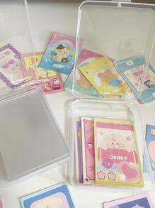 1入組透明文具收納盒