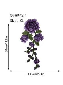 1入組花朵設計DIY貼布 - 彩色 - 查看 6