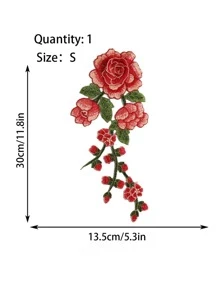 1入組花朵設計DIY貼布 - 彩色 - 查看 3