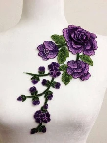 1入組花朵設計DIY貼布 - 彩色 - 查看 10