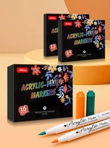 1套字母圖案記號筆 - 彩色 - 查看 1