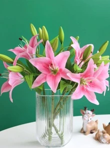 1 hoa huệ nhân tạo - Màu Hồng Tươi - Xem 1