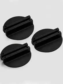 Tay nắm hợp kim nhôm hình bán nguyệt hiện đại cho ngăn kéo, tủ quần áo, cửa tủ, tủ bếp, tủ giày, bàn trang điểm, tay nắm nội thất kiểu Mỹ 1 cái, có ốc vít - màu đen - Xem 5