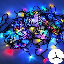 戶外太陽能燈串,8 種照明模式,led,非常適合聖誕節、露營、帳篷、花園、防水 - 彩色 - 查看 3