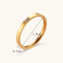 Nhẫn trang trí đá rhinestone - Vàng - Xem 4