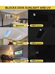 窗簾 - 黑色 - 查看 7