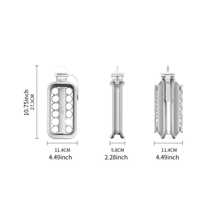 1pc ABS Ice Ball Mold, Simple Clear Easy To Use Ice Ball Bottle For Kitchen - White - View 4