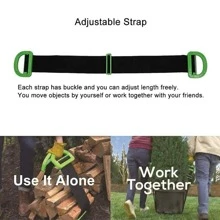 1pc Plastic Carrying Belt, Simple Portable Multifunction Furniture Handling Belt For Home - Multicolor - View 4
