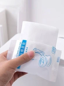 10pcs Disposable Toilet Seat Cover Bathroom Decor Summer - White - View 4