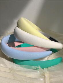 1 pieza Diadema de baño unicolor