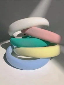 1 pieza Diadema de baño unicolor