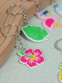 6pcs Fruit & Flamingo Design Party Whistle - Multicolor - View 4