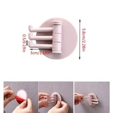 1入組素色多功能牆面掛鉤 - 彩色 - 查看 4