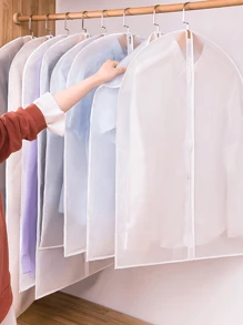 1 pezzo Semplice custodia protettiva trasparente antipolvere per abiti, per scuola, ufficio, casa, viaggio, borse, organizzazione, immagazzinaggio, forniture per il ritorno a scuola