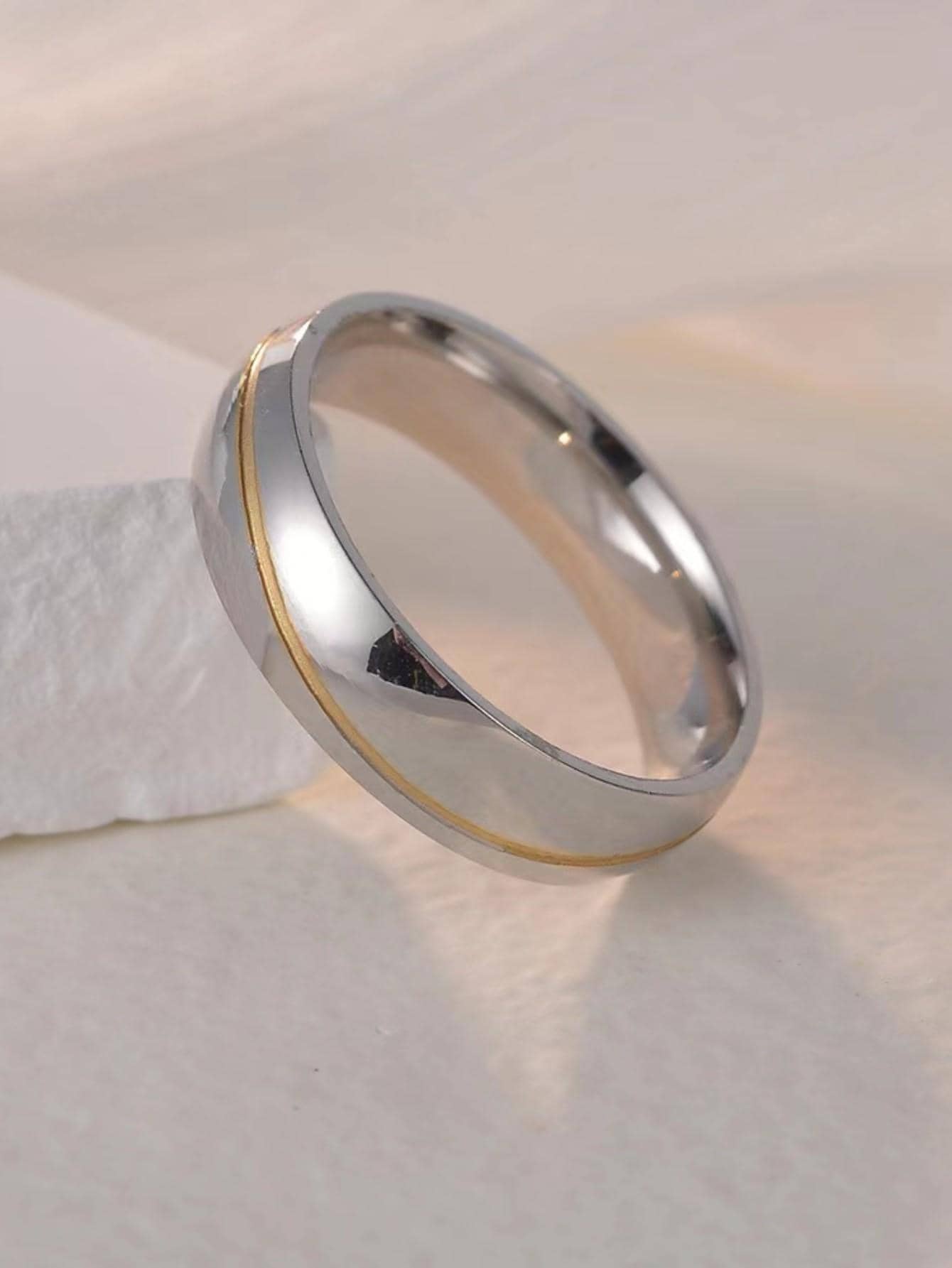 Nhẫn hai giai điệu - Vàng - Xem 1