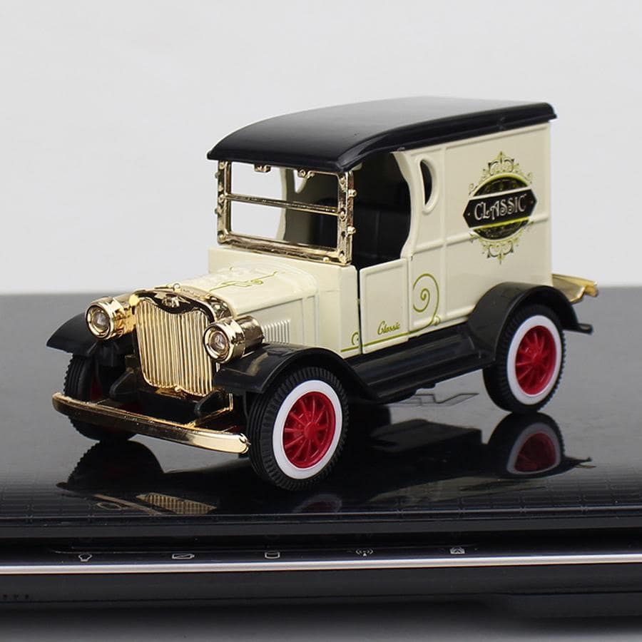 Simulation 1: 32 Alloy Retro Vintage Car Model, Children's Toy Car Accessories, Return Force Car Model, Openable Die Cast Model, Birthday Gift