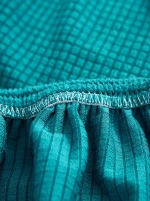 1 Máy Tính Ngô Sang Trọng Spandex Dày Bọc Ghế Sofa, Slouchy Phong Cách Bảo Vệ Nội Thất, Bốn Mùa Đa Năng, chống Trầy Xước, Thảm Sofa - Màu xanh lá cây đậm - Xem 4