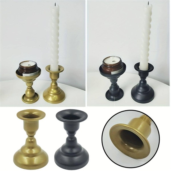1pc Solid Color Candle Holder SHEIN UK