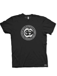 PLAYERA C DE SANTA, RAP, MUSICA, MODA URBANA - Negro - Ver 1