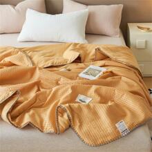 1pc Solid Quilted Bedspread - Mustard Yellow - View 7