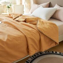 1pc Solid Quilted Bedspread - Mustard Yellow - View 6