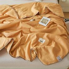 1pc Solid Quilted Bedspread - Mustard Yellow - View 8