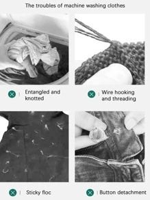 1pc Cartoon Graphic Laundry Bag - Multicolor - View 2