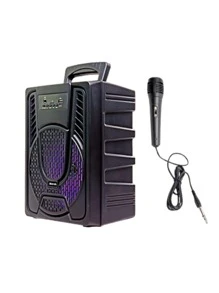 Bocina 8 Pulgadas LINK BITS BT Radio memoria USB - Negro - Ver 1