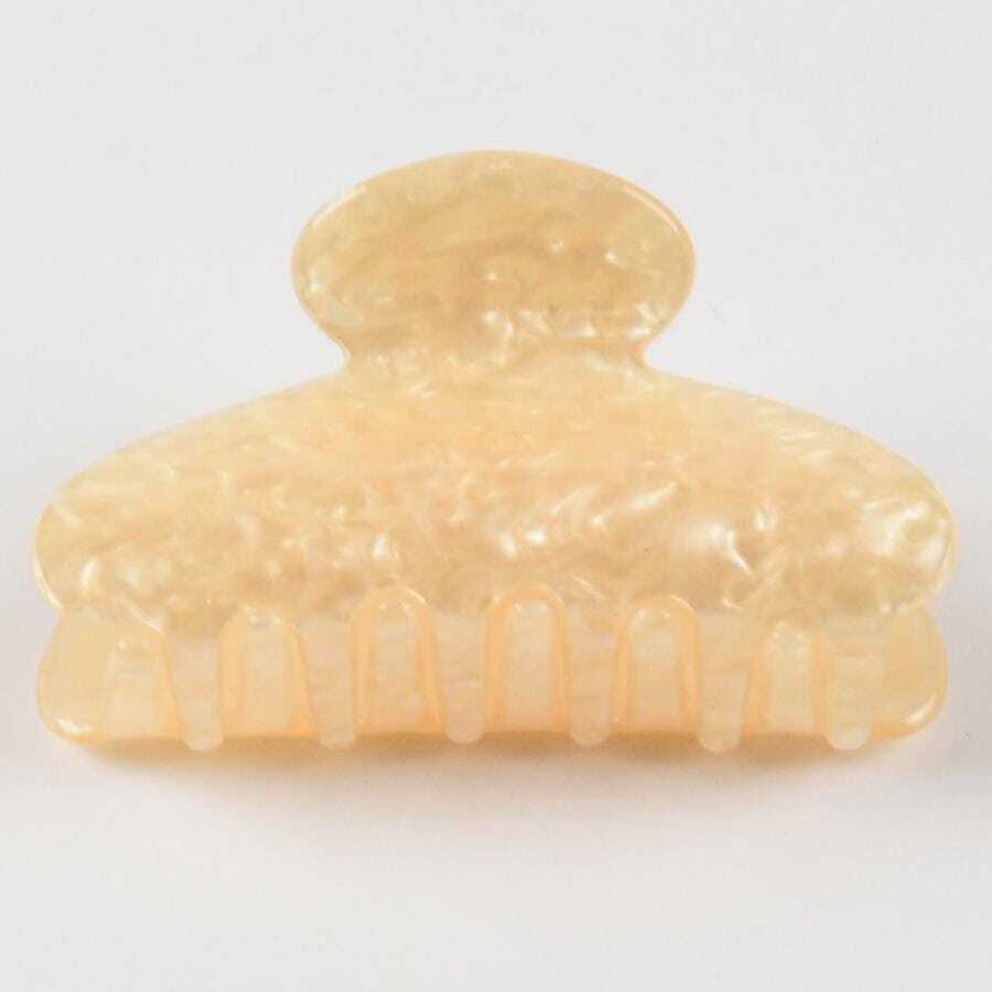 1 kẹp tóc sóng nước Acrylic màu trơn cho nữ