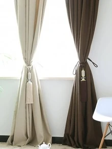 1 件现代奢华窗帘绳系带，简约窗帘挂球 DIY 配件