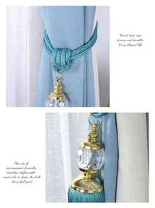 1 件现代奢华窗帘绳系带，简约窗帘挂球 DIY 配件