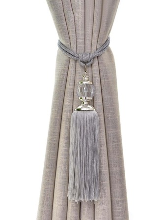 1 件现代奢华窗帘绳系带，简约窗帘挂球 DIY 配件