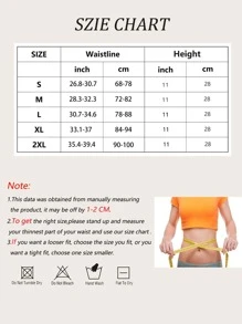 Sports Outdoor 1pc Letter Graphic Synthetic Rubber Breathable Fitness Waist Belt Shapewear Waist Trainer Corset Gym Accessories
