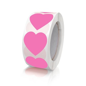 500pcs Heart Pattern Sticker