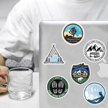 50 miếng dán hoa văn phong cảnh - Nhiều màu - Xem 4