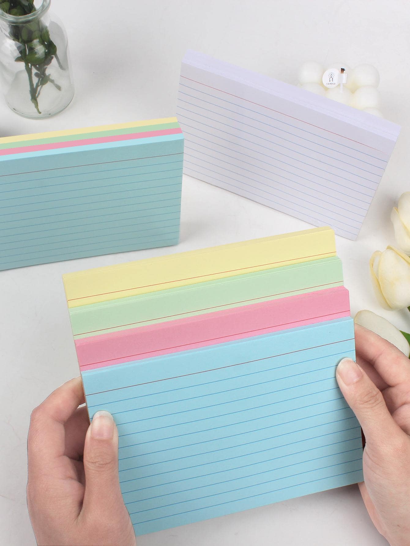 Index Cards,4 X 6Inch Ruled Lined White Index Note Cards, Assorted ...