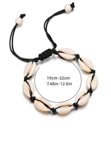 Pulsera con diseño de concha - Multicolor - Ver 3