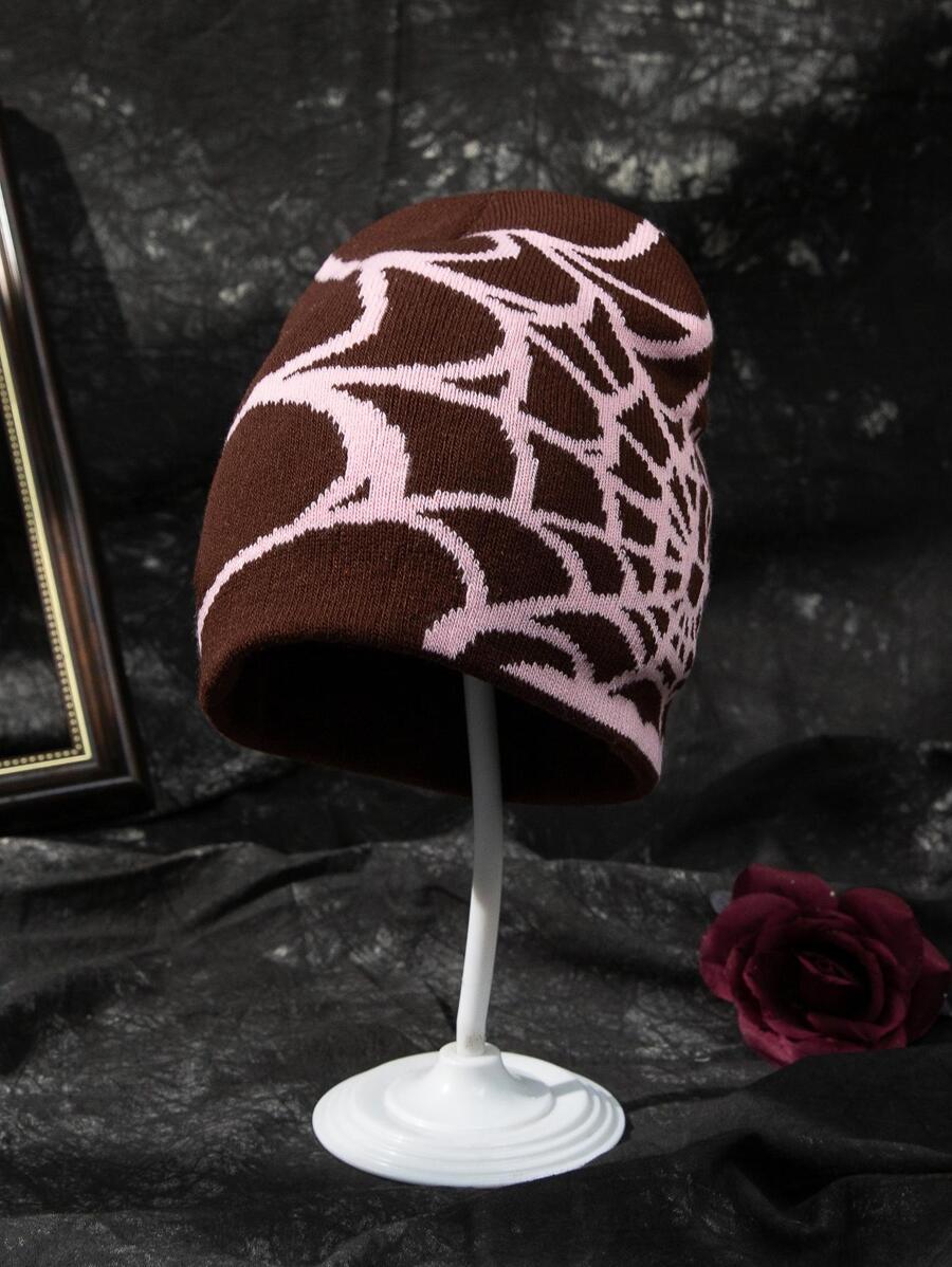 Đàn ông có mẫu mạng nhện Beanie Street - Nhiều màu - Xem 1