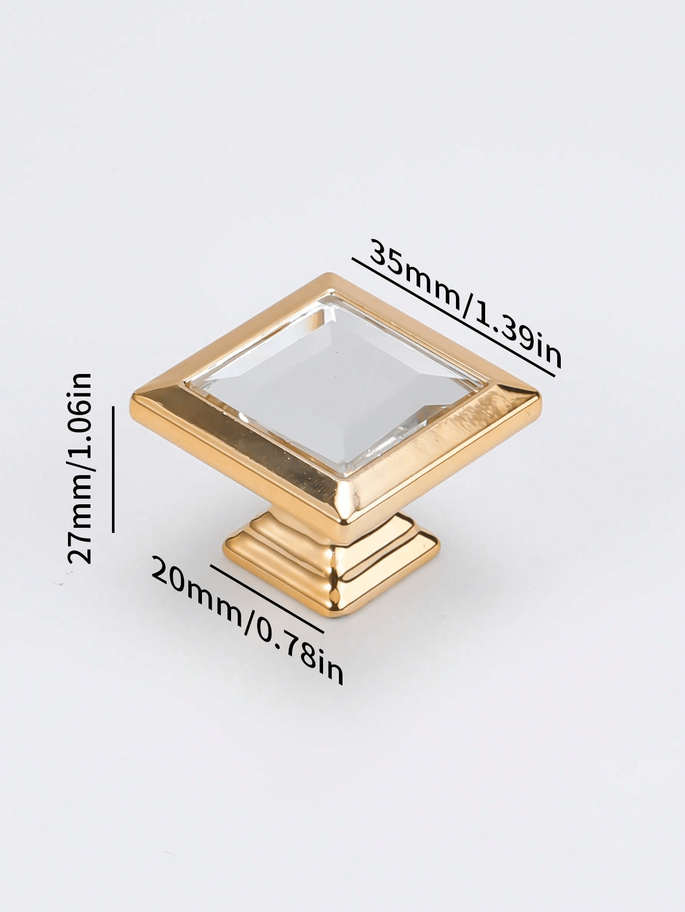 2pcs Modern Simple Plastic Knobs, Drawer Handles, Cupboard