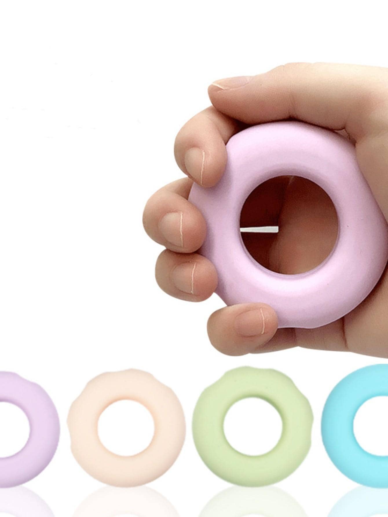 1 pieza Anillo de silicona mano